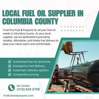 Local Fuel Oil Supplier in Columbia County  First Fuel & Propane