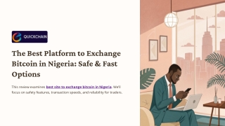 Your Ultimate Guide to the Best Bitcoin Exchange Site in Nigeria