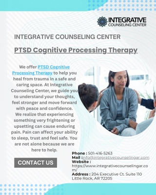 PTSD Cognitive Processing Therapy