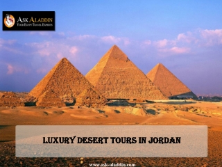 Luxury Desert Tours In Jordan
