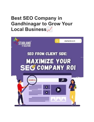 Best SEO Company in Gandhinagar to Grow Your Local Business