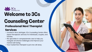 Finding the Right Novi Therapist: 3Cs Counseling Center