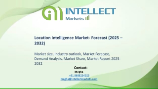 Location Intelligence Market- Forecast (2025 – 2032)