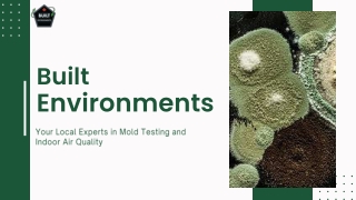 Built Environments Mold and Air Testing