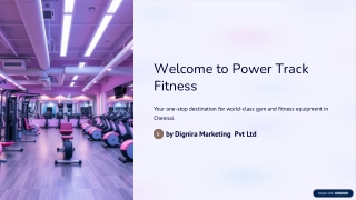 Commercial & Home Gym Equipment Experts – Power Track Fitness
