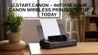 ij.start.canon – Initiate Your Canon Wireless Printer Setup Today