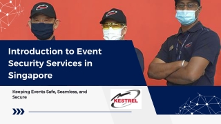 Introduction to Event Security Services in Singapore
