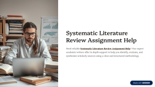 Systematic Literature Review Assignment Help: Expert Support
