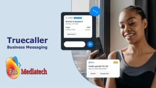 Truecaller brochure with Fabmediatech