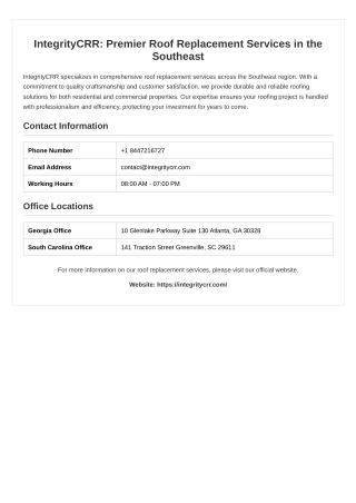 roof replacement south east