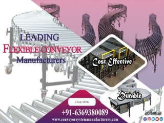 Flexible conveyor Manufacturers in Chennai