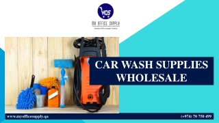 CAR WASH SUPPLIES WHOLESALE