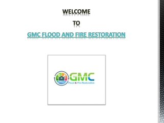 Fire damage restoration