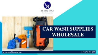 CAR WASH SUPPLIES WHOLESALE