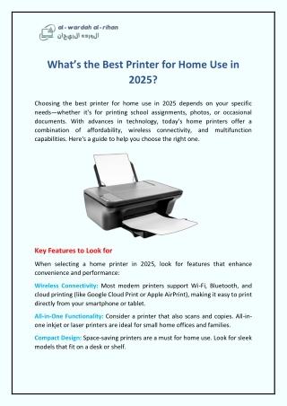 What’s the Best Printer for Home Use in 2025?