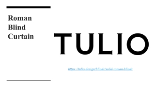 Roman Blind Curtain
