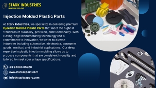 Injection Molded Plastic Parts