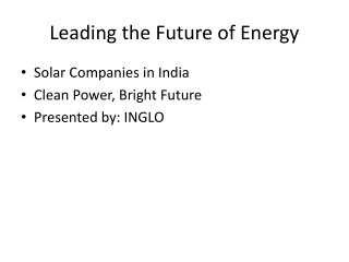 Solar_Companies_India_Presentation