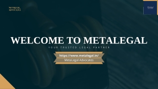 Welcome to MetaLegal: Your Trusted Legal Partner