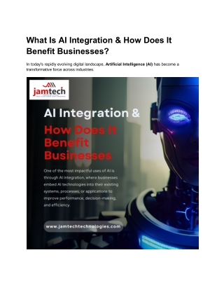 What Is AI Integration and How Does It Benefit Businesses