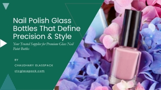 Nail Paint glass Bottles -by-chaudhary-Glasspack