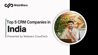 Top 5 CRM Companies in India