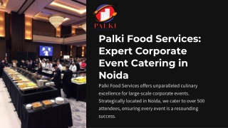 Catering for large corporate events Noida