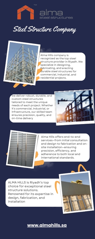 Steel Structure Company Riyadh - Alma Hills