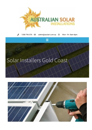 Solar Installers Gold Coast