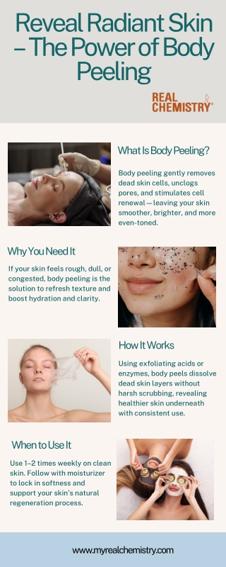 Smooth, Glowing Skin Awaits – Body Peel Sale On Now