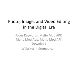 The Evolution of Photo, Image, and Video Editing in the Digital Era