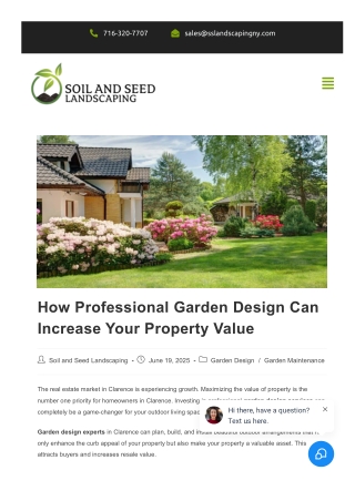 How Professional Garden Design Can Increase Your Property Value