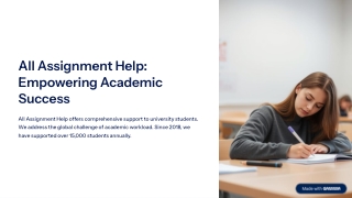 All Assignment Help Empowering Academic Success
