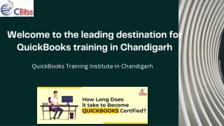 QuickBooks Training Institute in Chandigarh
