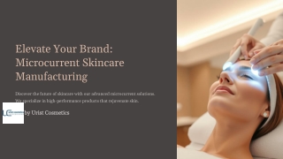 Top Benefits of Choosing a Microcurrent Skincare Manufacturer for Your Brand