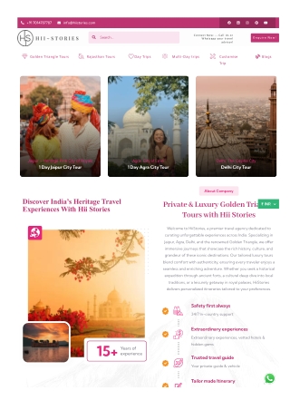 Golden triangle tour packages by hiistories