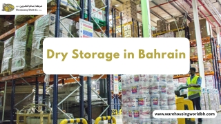 Dry Storage in Bahrain