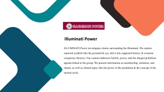 how to join the illuminati in australia