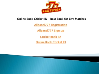 Online Book Cricket ID – Best Book for Live Matches