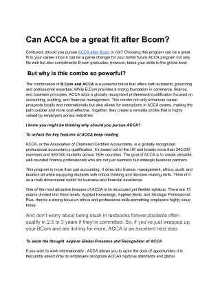 Why ACCA Can Be A Great Fit after BCom.docx