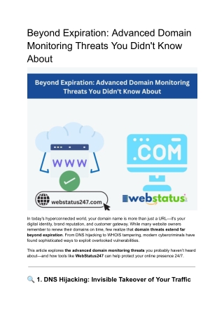 Beyond Expiration_ Advanced Domain Monitoring Threats You Didn't Know About