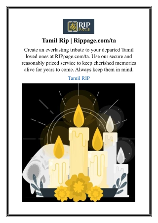 Tamil Rip | Rippage.com/ta