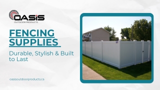 Fencing Supplies: Variety of Fence Supplies at Wholesale Price