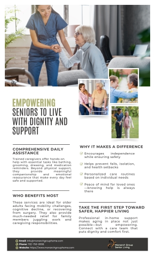 Empowering Seniors to Live with Dignity and Support