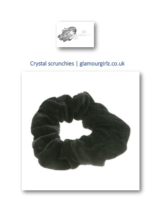 Crystal scrunchies | glamourgirlz.co.uk