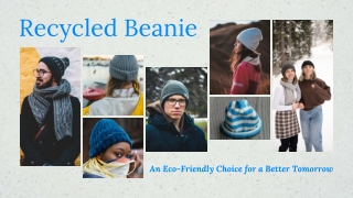 Stay Warm, Look Cool – UK Go Green with Our Recycled Beanie!