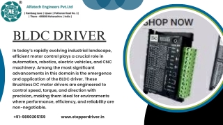 BLDC Driver Technology Empowering Automation and Motion Control in India
