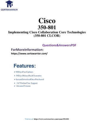 350-801 question and answer pdf dumps