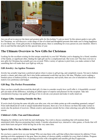 The Ultimate Guide to New Gifts for Xmas