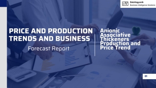 Anionic Associative Thickeners Production and Price PDF